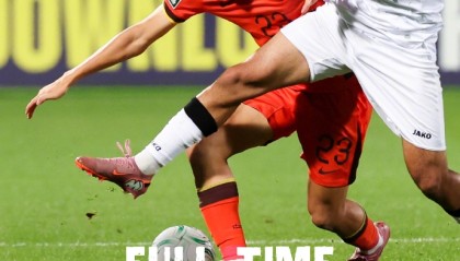 经90分钟的鏖战 中国队0比0战平伊拉克队 李昊贡献了多次精彩扑救